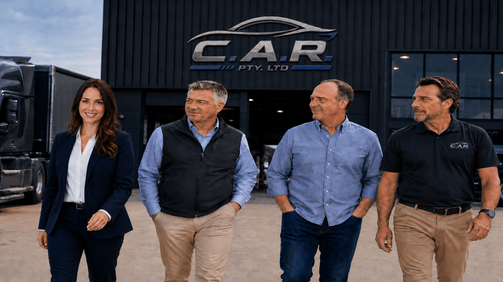 C.A.R. team at vehicle logistics facility